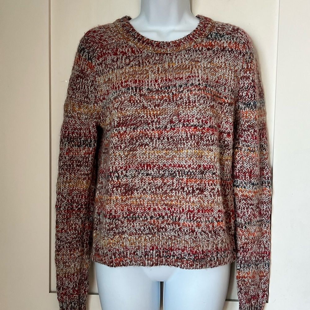 Velvet by Graham and Spencer Women's Multicolor Fall Wool Blend Sweater Size S
